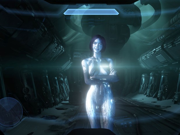 A inteligência artificial Cortana está de volta ao game para ajudar Master Chief (Foto: Divulgação)