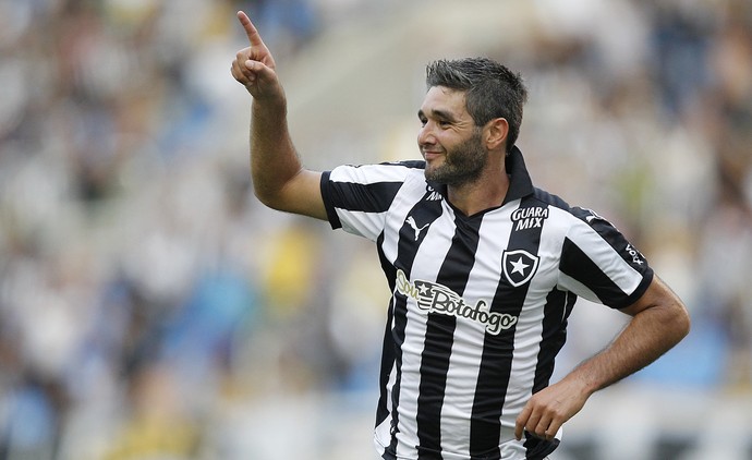 Navarro - Botafogo x Bragantino (Foto: Vitor Silva / SSPress)
