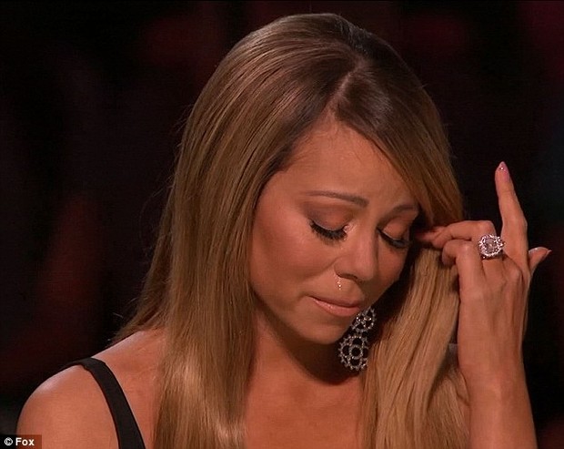 Mariah Carey chora em programa de TV (Foto: Divulgação)
