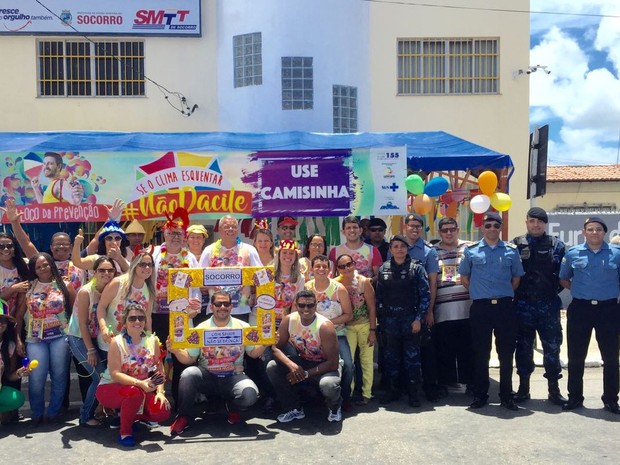 Equipe realiza campanha a ‘Blitz da Prevenção’ (Foto: Divulgação/Ascom/Prefeitura de Socorro)