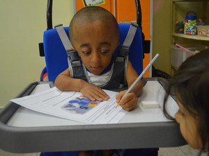 Davi se destaca pela grande capacidade cognitiva (Foto: Lineia Fernandes / Divulgação) Davi se destaca pela grande capacidade cognitiva (Foto: Lineia Fernandes / Divulgação)