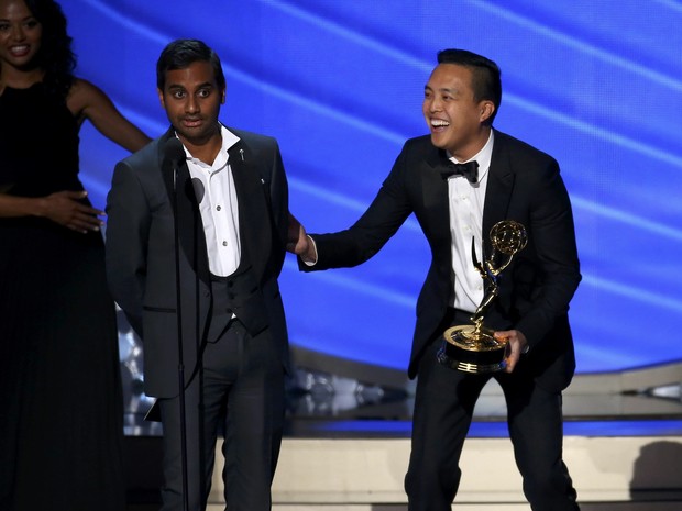 Aziz Anzari e alan Yang (Foto: Reuters)