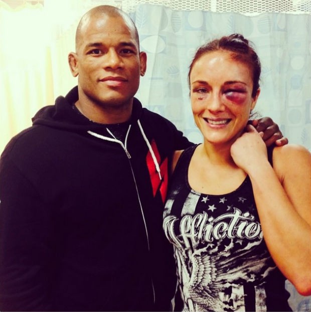 Hector Lombard e Valerie Letourneau UFC MMA (Foto: Reprodução/Twitter)