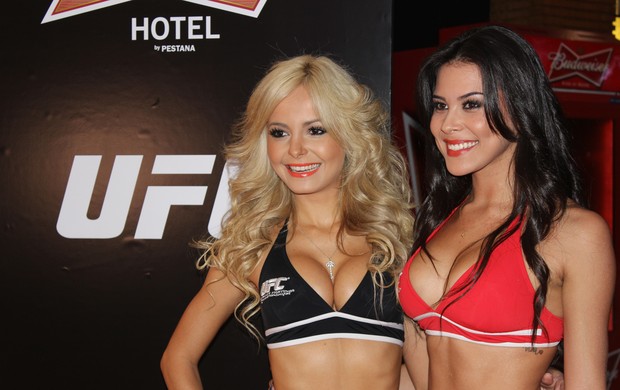 Jhenny Andrade e Camila Oliveira ring girls UFC (Foto: Adriano Albuquerque)