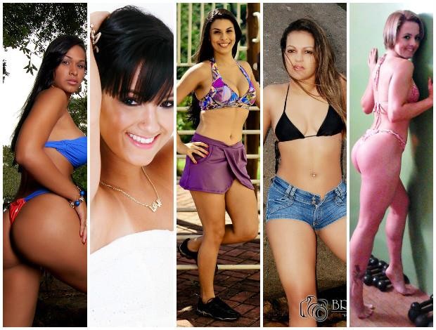 Candidatas classificadas para 2ª fase do concurso de ring girls do HCC (Foto: Divulgação/Haidar Capixaba Combat)