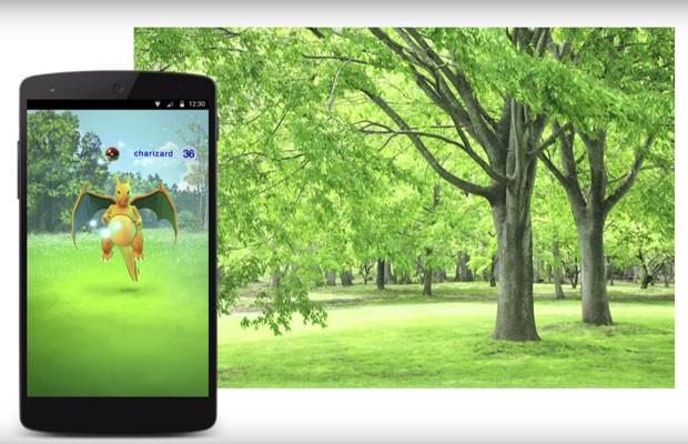 'Pokémon Go', para celulares iOS e Android, levará pokémons para batalhas no 'mundo real'. (Foto: Reprodução/YouTube)