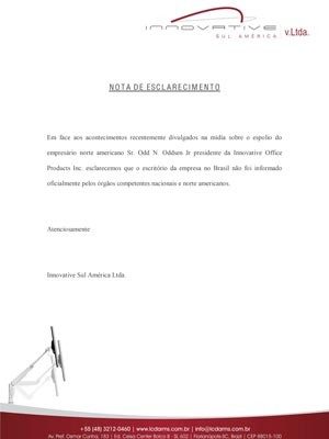 Filial enviou nota oficial (Foto: Divulgação)