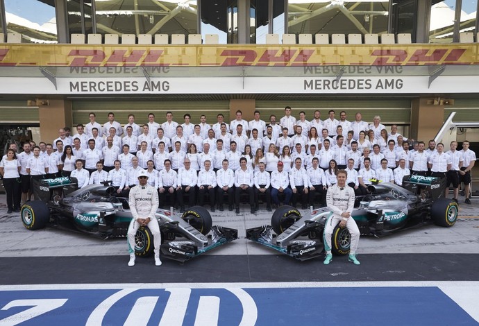 Equipe Mercedes (Foto: Reprodução)