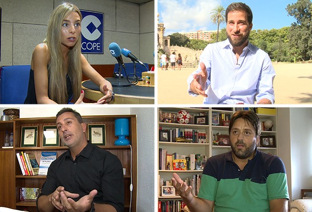 MONTAGEM- Helena Condis, Juan Irigoyen, Sebastián Fernandez e Roger Torelló (Foto: Cassio Barco)