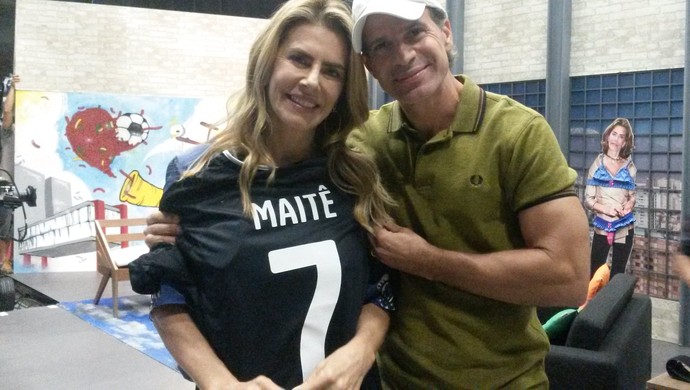 Maite Proeça e Tulio (Foto: Marcelo Monteiro / SporTV.com)