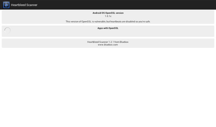 Execute o app e espere o processo de escaneamento (Foto: Reprodução/Daniel Ribeiro)