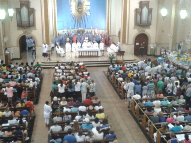 Missa foi realizada na manhã desta terça-feira em Porto Alegre (Foto: Zete Padilha/ RBS TV)