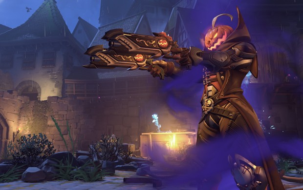 Reaper ganhou novo traje em evento temático de 'Overwatch' (Foto: Divulgação/Blizzard)