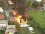 Incêndio atinge galpão no Subúrbio do Rio