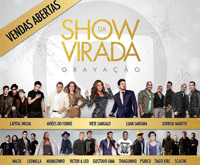 Show da Virada será gravado no dia 25 de novembro em Salvador (Foto: Divulgação)