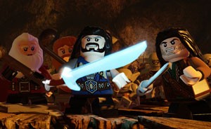 Anões de 'O Hobbit' no game baseado nas peças de Lego (Foto: Divulgação/TT Games)
