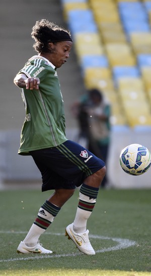 Ronaldinho Fluminense Atlético-MG (Foto: André Durão / GloboEsporte.com)