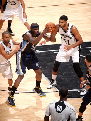 Zach Randolph Spurs x Grizzlies NBA (Foto: Getty)