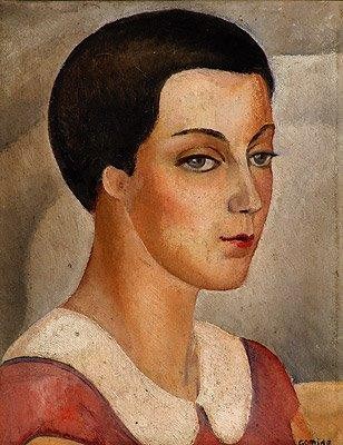 Retrato de Regina Gomide Graz feito pelo seu irmão, Antônio Gomide (Foto: Enciclopédia Itaú Cultural via BBC News)