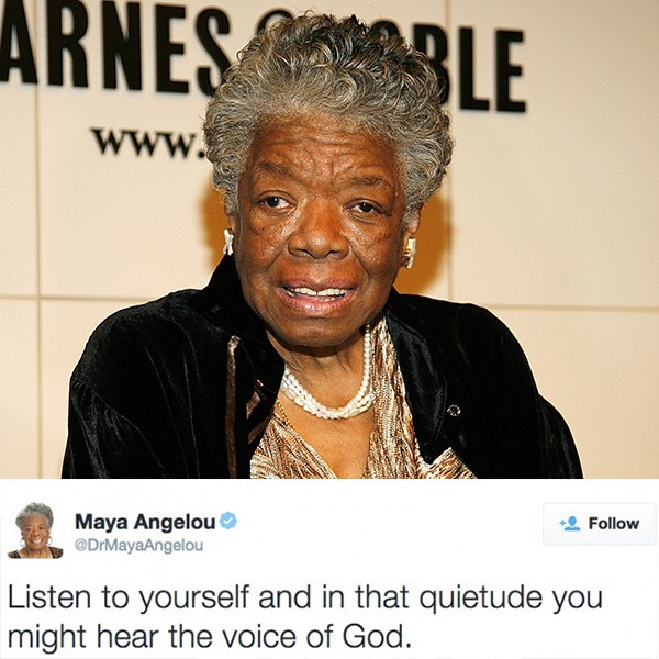 Maya Angelou (Foto: Getty Images/Twitter)
