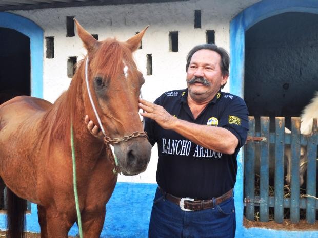 Bagdá demonstra grande carinho pelo seu campeão Irion McCoy (Foto: Marcos Costa / Arquivo Pessoal)