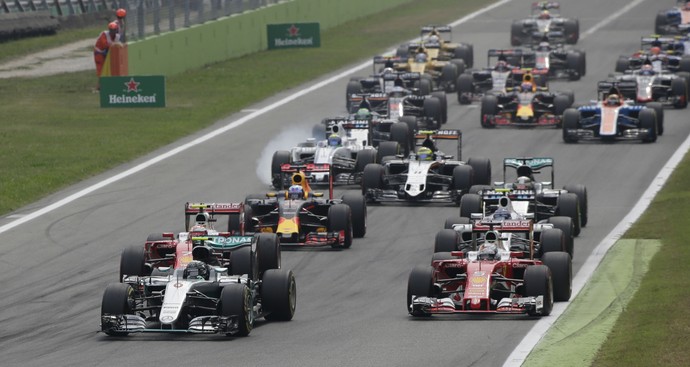 Nico Rosberg assume liderança na largada e vence GP da Itália (Foto: Reuters)