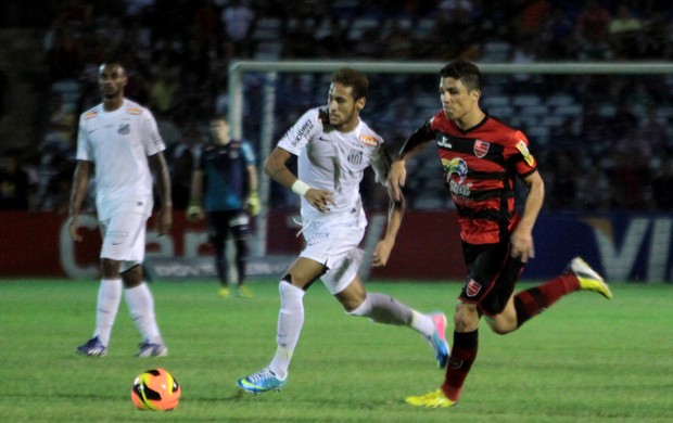 Neymar Santos x Flamengo-PI (Foto: Raoni Barbosa / VIPCOMM)
