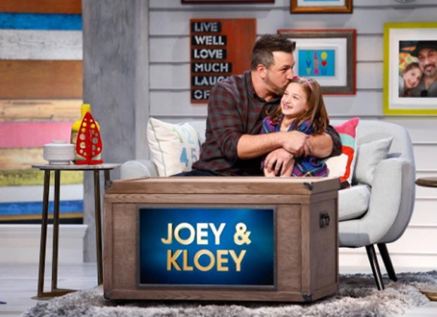 Joey Fatone e filha (Foto: Reprodução)