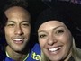 Bailarina do Faustão vê treino a convite de Neymar, que comenta expectativa para o ouro olímpico 