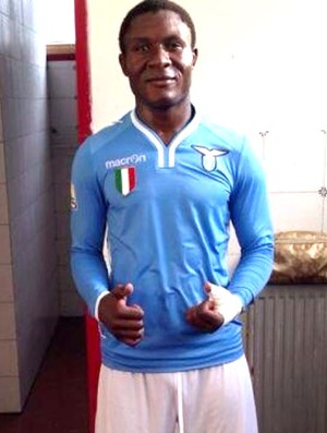 joseph minala jogador Lazio (Foto: Reprodução / Twitter)