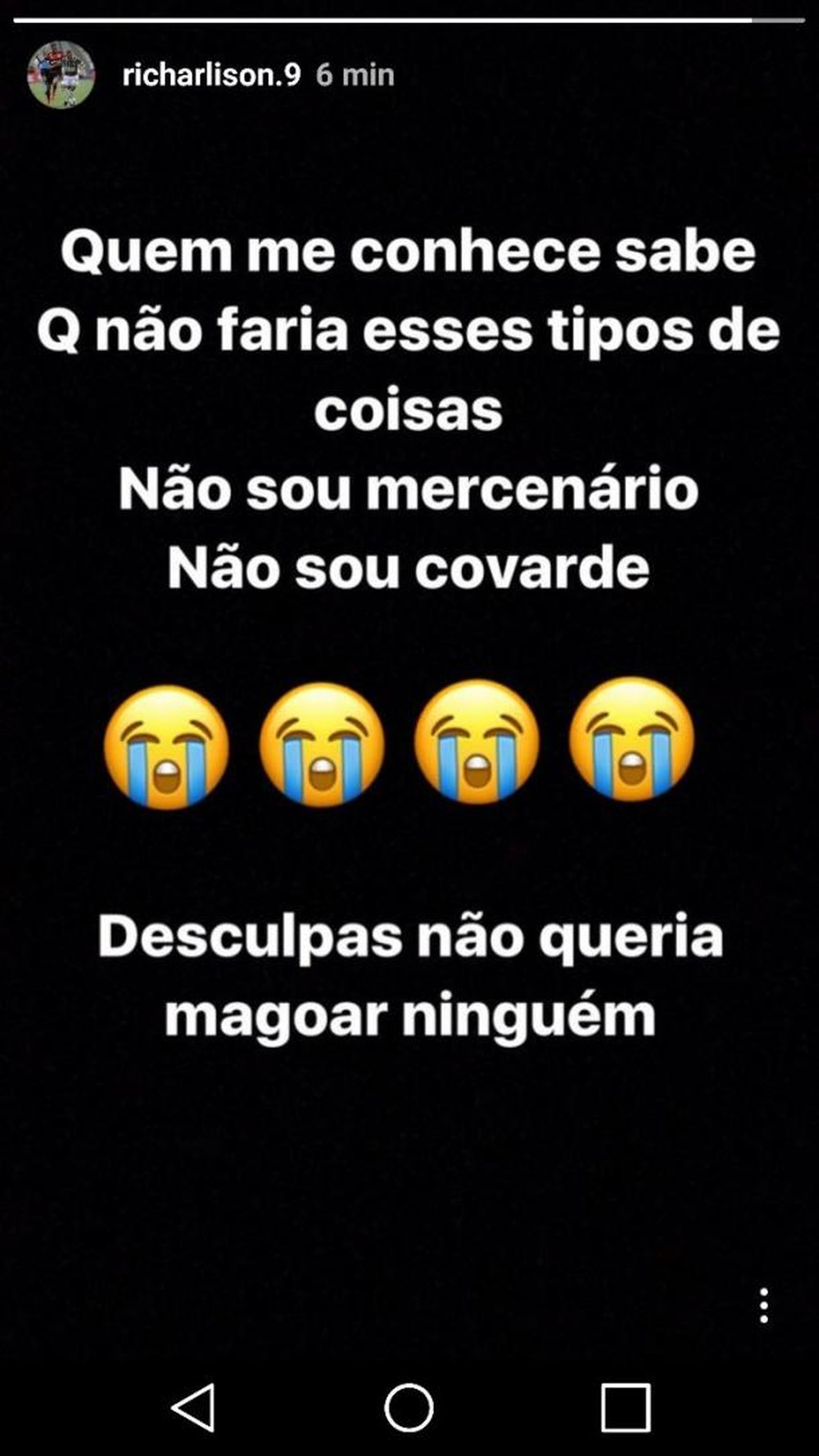  Em nota, Fluminense comunica que Richarlison fica e está à disposição de Abel