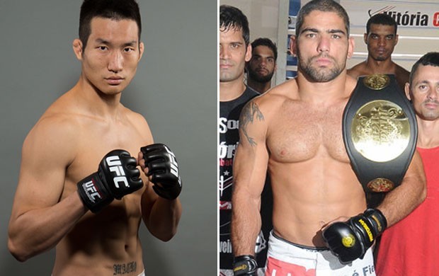 Hyun Gyu Lim x Marcelo Guimarães MMA (Foto: Montagem sobre foto da Getty Images)