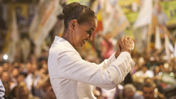 Marina Silva, em campanha eleitoral (Foto: Vagner Campos/ MSILVA Online)