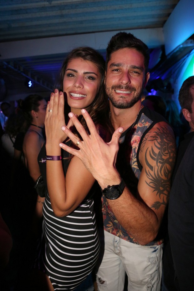 Franciele Almeida e o marido, Diego Grossi (Foto: Reginaldo Teixeira/CS Eventos Divulgação)
