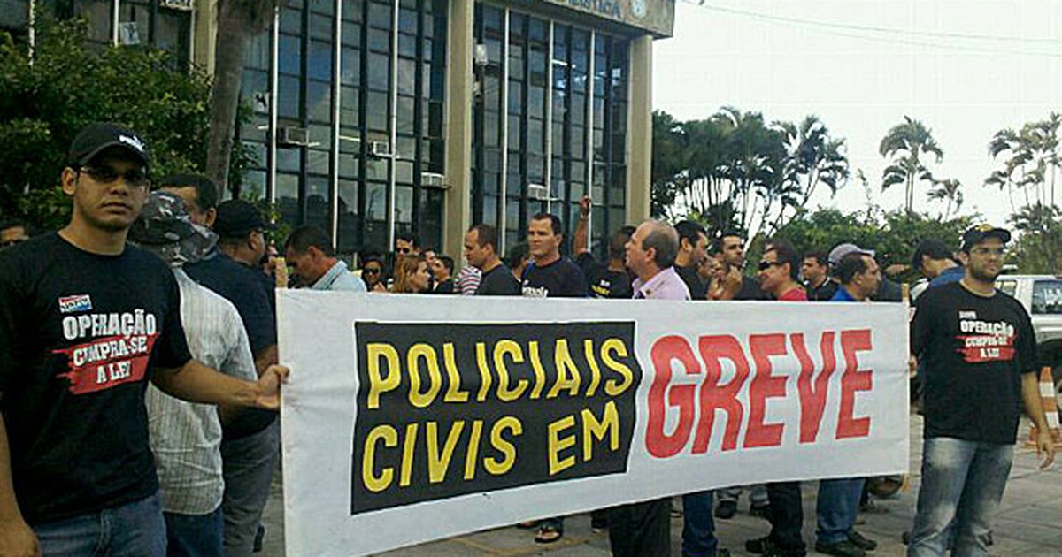 G1 Concentrados Para Passeata Policiais Civis Fazem Assembleia Em