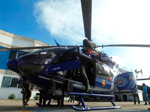 helicóptero (Foto: Raul Golinelli/Secom)