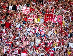 Torcida CRB  (Foto: Jonathan Lins/G1)