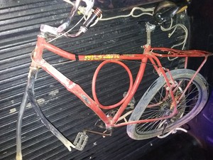 Bicicleta que o idoso estava (Foto: Divulgação/Polícia Civil)