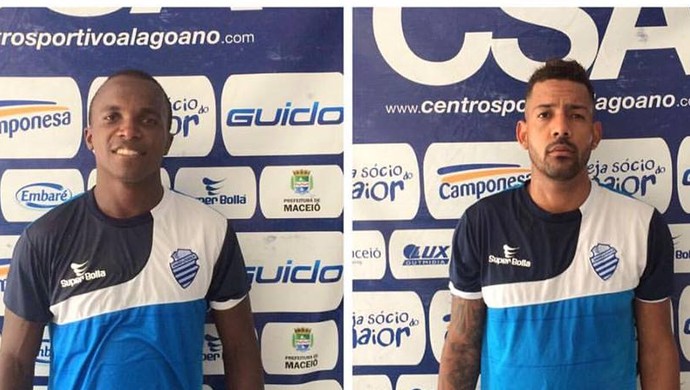 Marcos Antônio, Everton Heleno, Rayro e João Paulo: reforços do CSA (Foto: Assessoria de Imprensa/CSA)