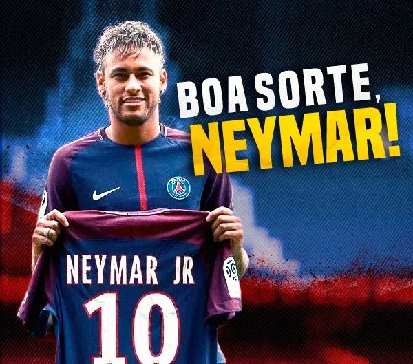 Post de Romário em homenagem a Neymar
