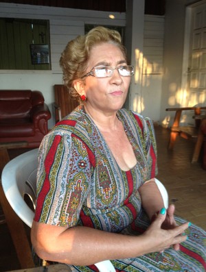 Maria Duarte de Medeiros, 'Dona Nininha' (Foto: Larissa Vieira/GLOBOESPORTE.COM)