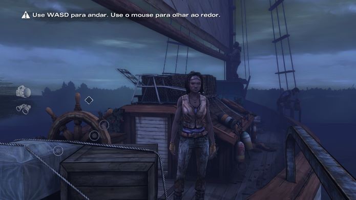 Há poucas novidades na jogabilidade de The Walking Dead: Michonne (Foto: Reprodução / Dario Coutinho)