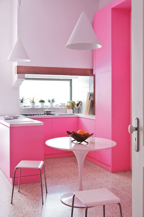 Cozinhas rosa (Foto: Divulgação)