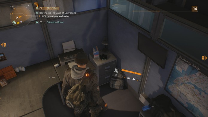 Os óculos de Sam Fisher em The Division (Foto: Reprodução/IGN US)