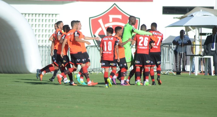 Barradão; Vitória; Palmeiras; comemoração (Foto: Francisco Galvão/EC Vitória/Divulgação) Barradão; Vitória; Palmeiras; comemoração (Foto: Francisco Galvão/EC Vitória/Divulgação)