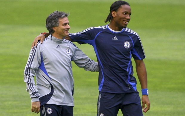 Mourinho Drogba Chelsea (Foto: Getty Images)