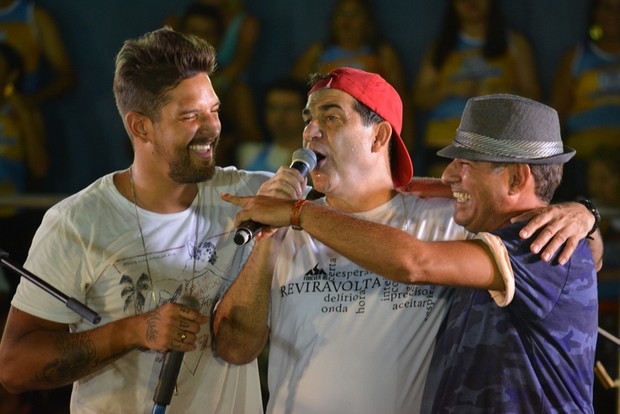 Saulo, Ricardo Chaves e Durval Lelys (Foto: Felipe Souto Maior/Ag.News)