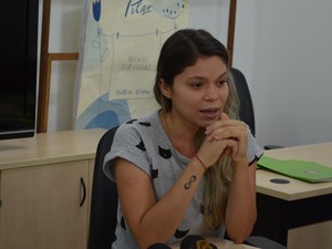Brenda Letícia Rodrigues, de 21 anos (Foto: Geovane Brito/G1)
