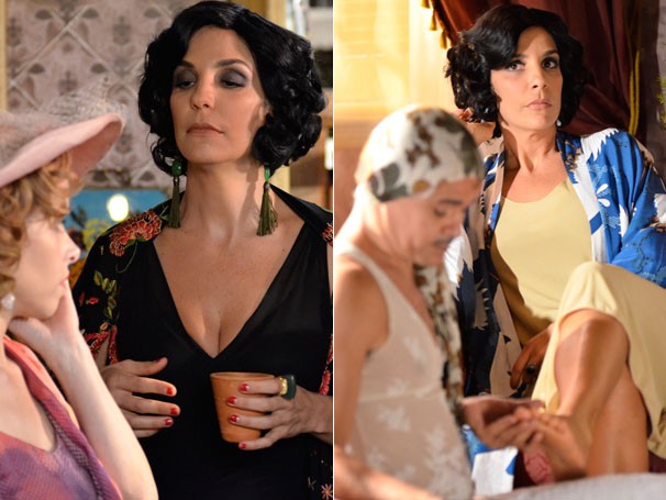 Ivete Sangalo grava cenas como Maria Machadão, em Gabriela (Foto: TV Globo / Raphael Dias)