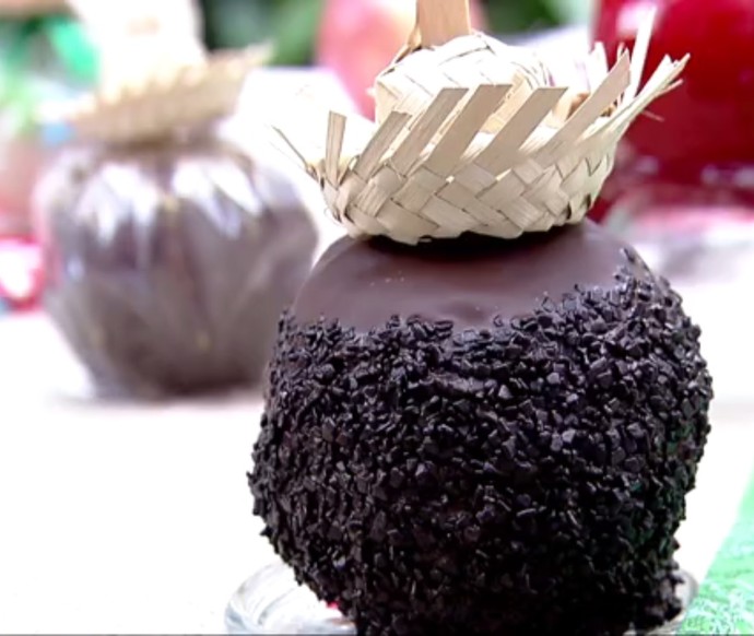 Maçã do Amor de Beijinho (Foto: Gshow)